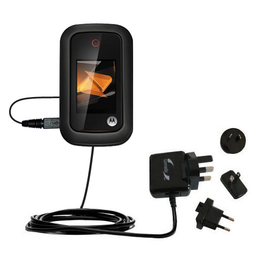 International Wall Charger compatible with the Motorola Rambler