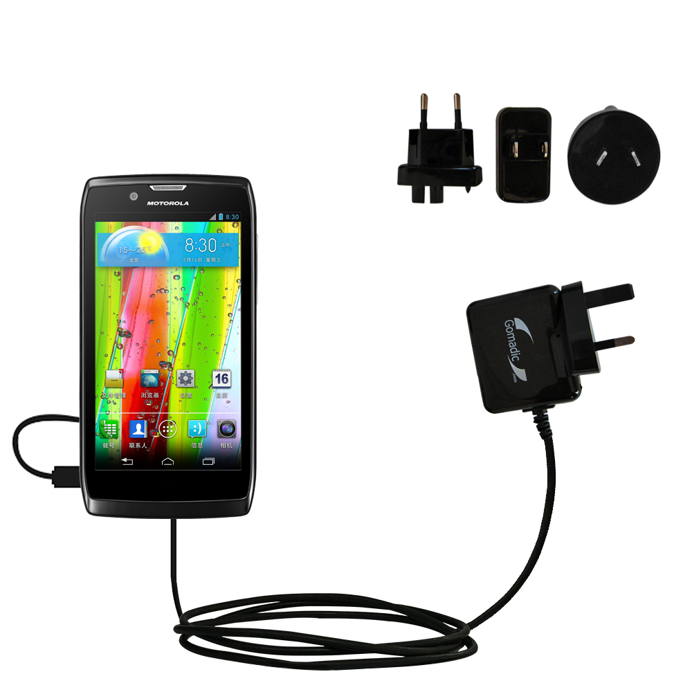 International Wall Charger compatible with the Motorola RAZR V XT886