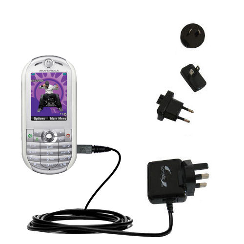 International Wall Charger compatible with the Motorola ROKR E2 E6