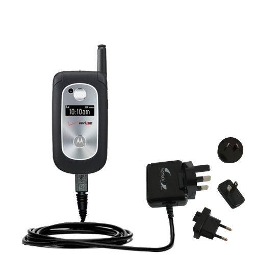 International Wall Charger compatible with the Motorola v325i