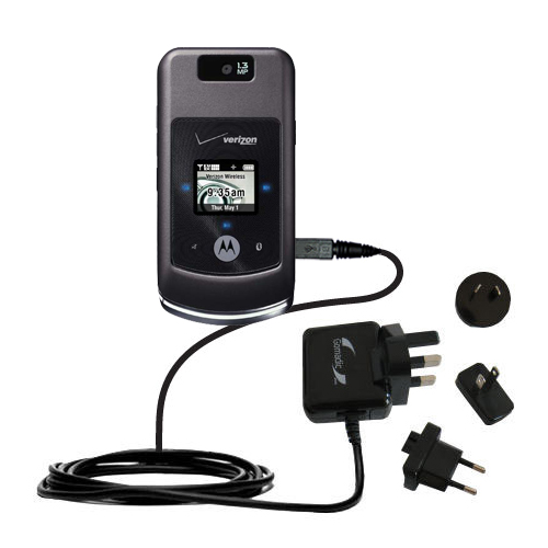International Wall Charger compatible with the Motorola W755