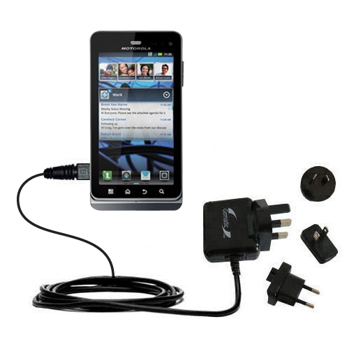 International Wall Charger compatible with the Motorola XT860