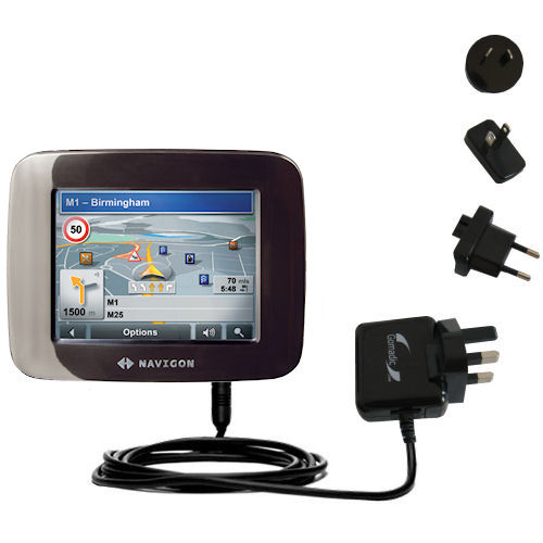 International Wall Charger compatible with the Navigon 5100