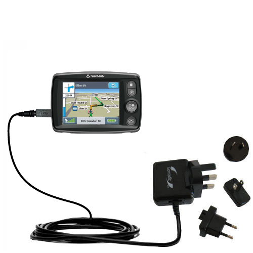 International Wall Charger compatible with the Navman F40 Europe