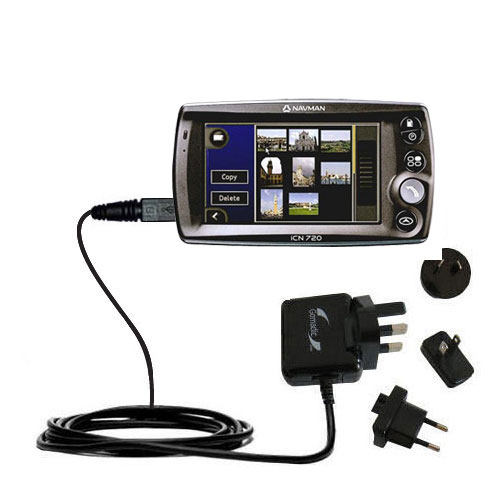 International Wall Charger compatible with the Navman iCN 720