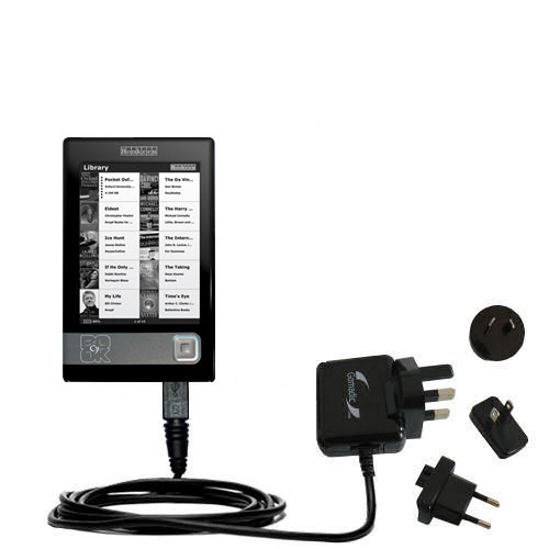 International Wall Charger compatible with the Netronix Bookeen Cybook Gen 3
