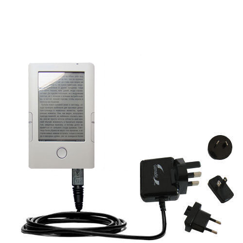 International Wall Charger compatible with the Netronix Pocketbook 302
