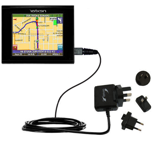International Wall Charger compatible with the Nextar M3 GPS