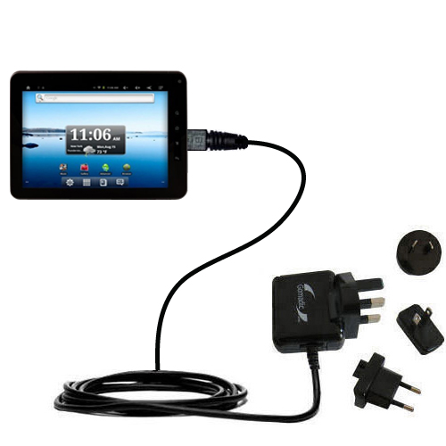 International Wall Charger compatible with the Nextbook Premium9 Tablet