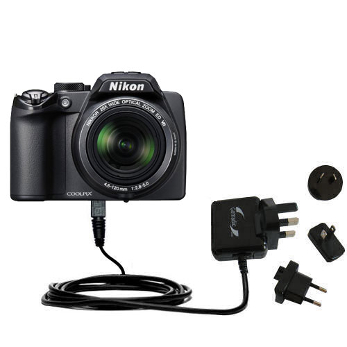 International Wall Charger compatible with the Nikon Coolpix P100