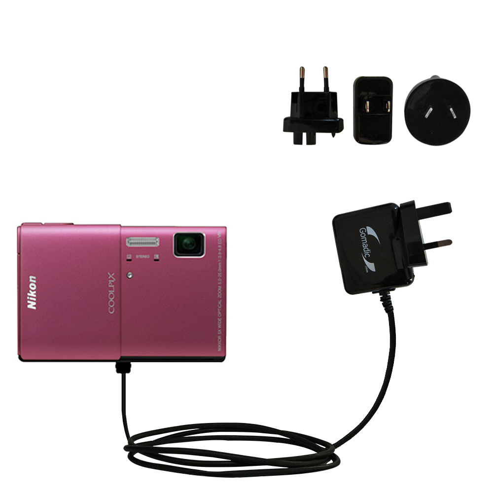 International Wall Charger compatible with the Nikon Coolpix S100