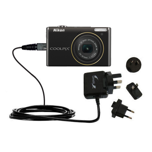 International Wall Charger compatible with the Nikon Coolpix S640
