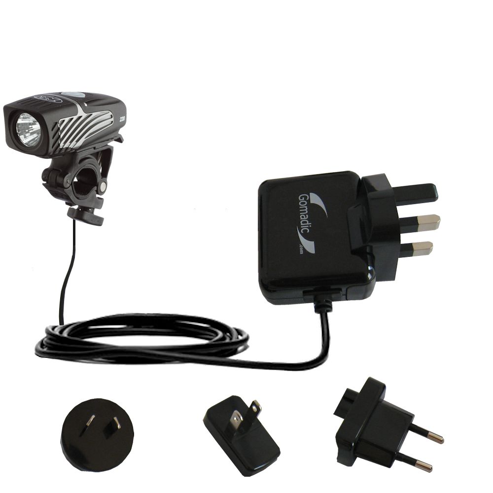 International Wall Charger compatible with the Nite Rider Micro 220