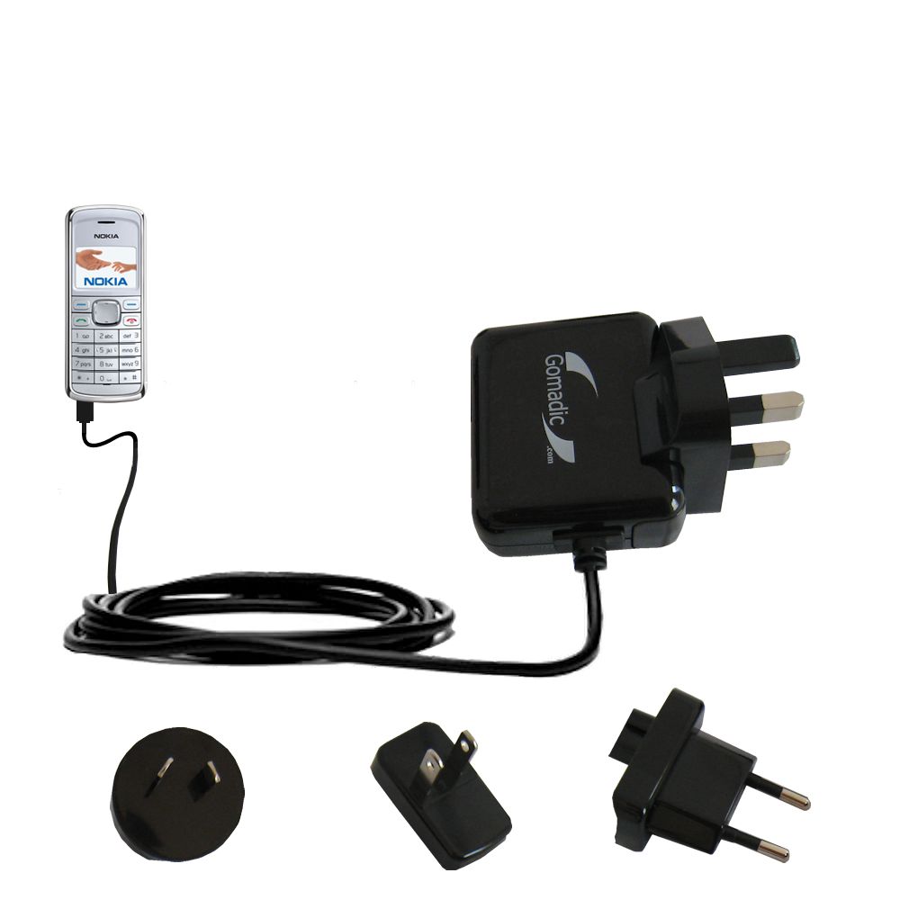 International Wall Charger compatible with the Nokia 2135 2320 2330