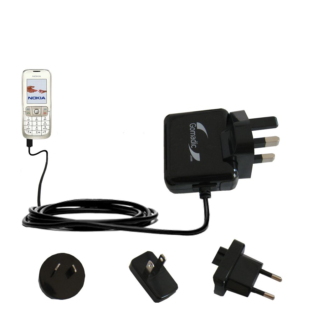 International Wall Charger compatible with the Nokia 2630 2660 2680