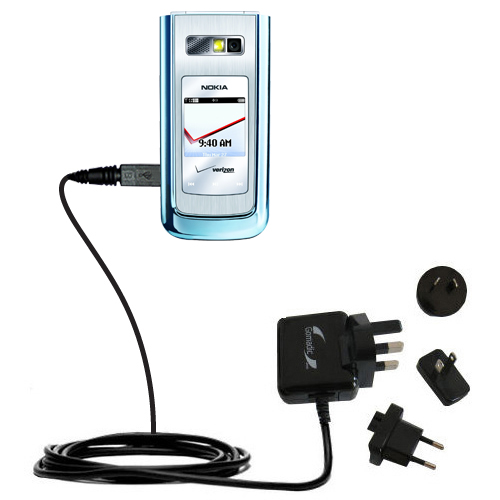 International Wall Charger compatible with the Nokia 6205