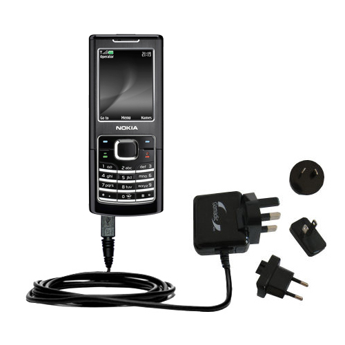 International Wall Charger compatible with the Nokia 6500