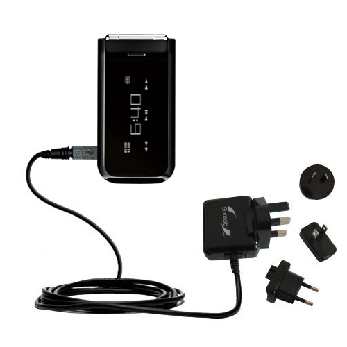 International Wall Charger compatible with the Nokia 7205 Intrigue