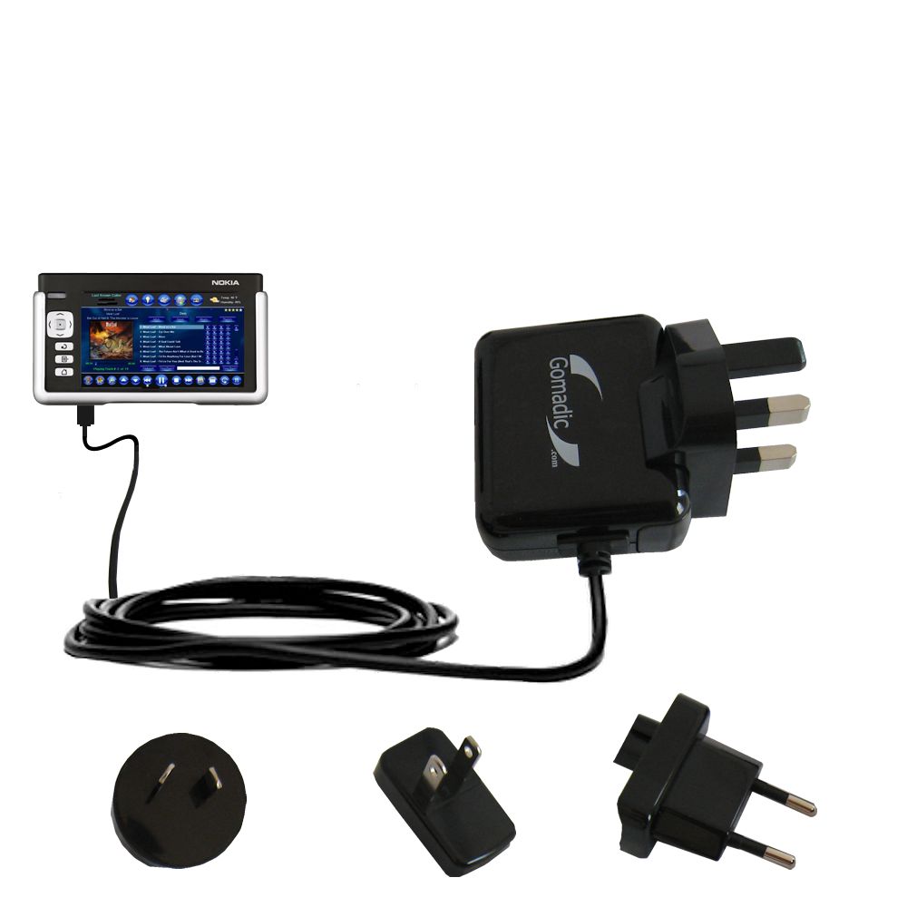International Wall Charger compatible with the Nokia 770 tablet
