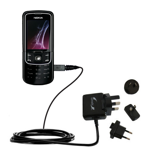International Wall Charger compatible with the Nokia 8600 Luna