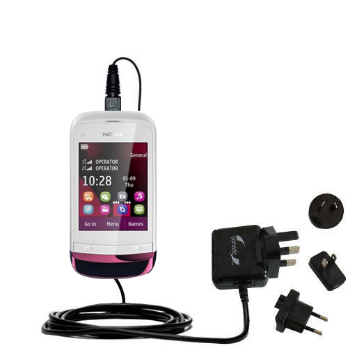 International Wall Charger compatible with the Nokia C2-O3
