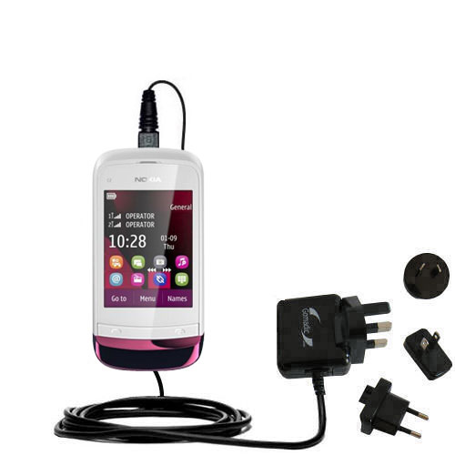 International Wall Charger compatible with the Nokia C2-O6