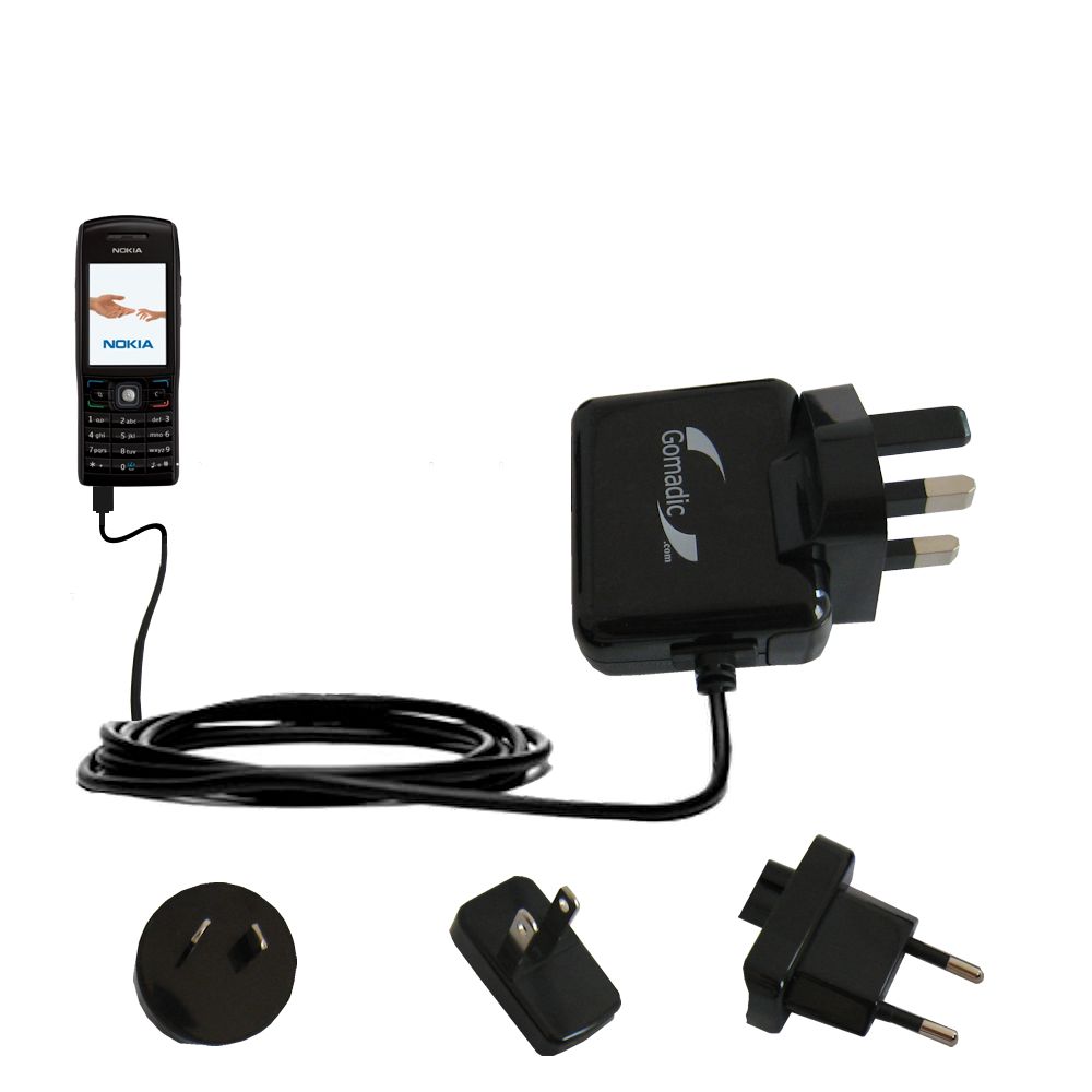 International Wall Charger compatible with the Nokia E50