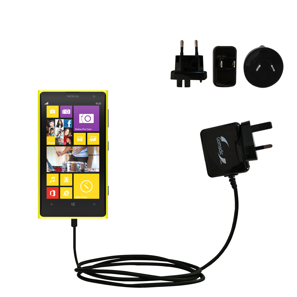 International Wall Charger compatible with the Nokia Lumia 1020