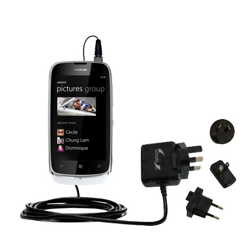International Wall Charger compatible with the Nokia Lumia 610