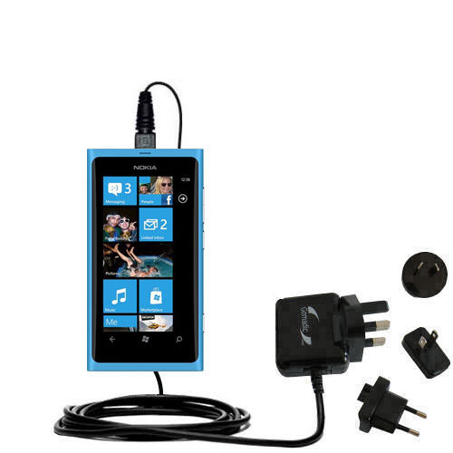 International Wall Charger compatible with the Nokia Lumia 800