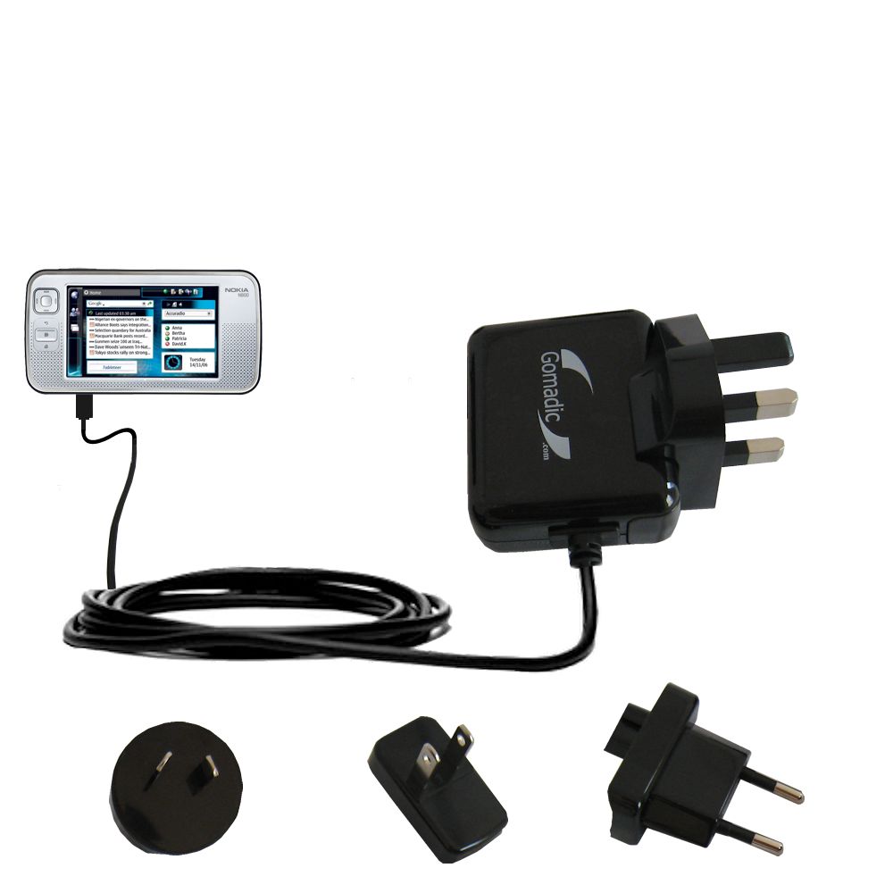 International Wall Charger compatible with the Nokia N800 N810