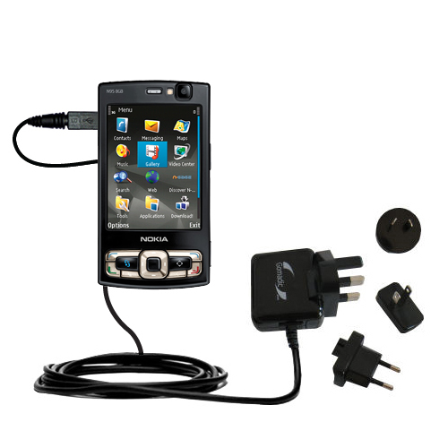 International Wall Charger compatible with the Nokia N85