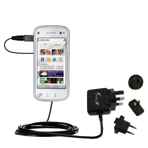 International Wall Charger compatible with the Nokia N97
