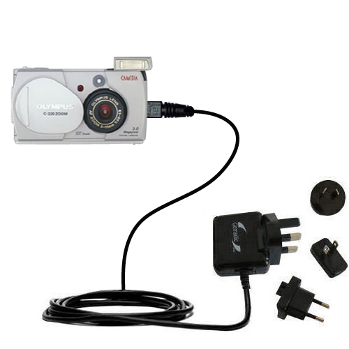 International Wall Charger compatible with the Olympus C-2 C-220 C-520 Zoom