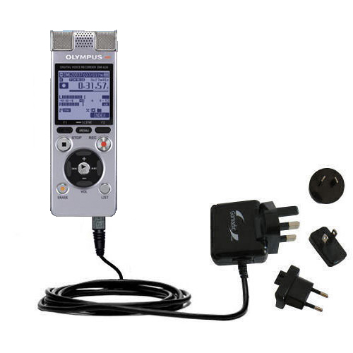 International Wall Charger compatible with the Olympus DM-620