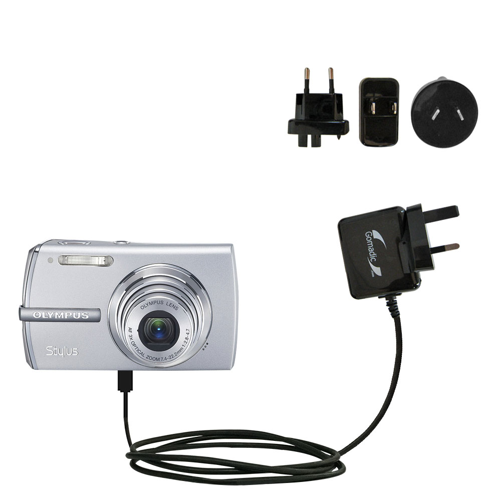 International Wall Charger compatible with the Olympus Stylus 1200