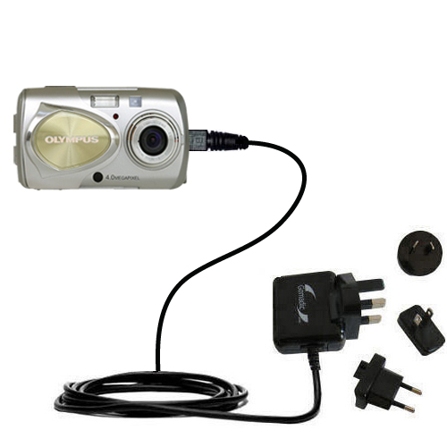 International Wall Charger compatible with the Olympus Stylus 400 Digital