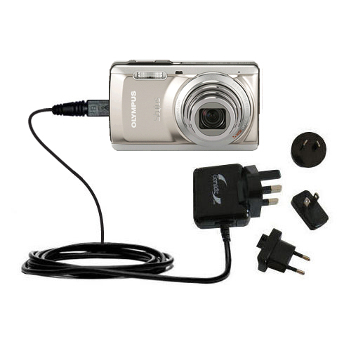 International Wall Charger compatible with the Olympus Stylus-7040 Digital Camera