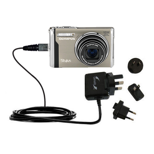 International Wall Charger compatible with the Olympus Stylus-9010 Digital Camera