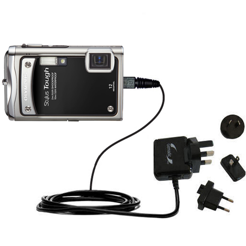 International Wall Charger compatible with the Olympus Stylus TOUGH 6020