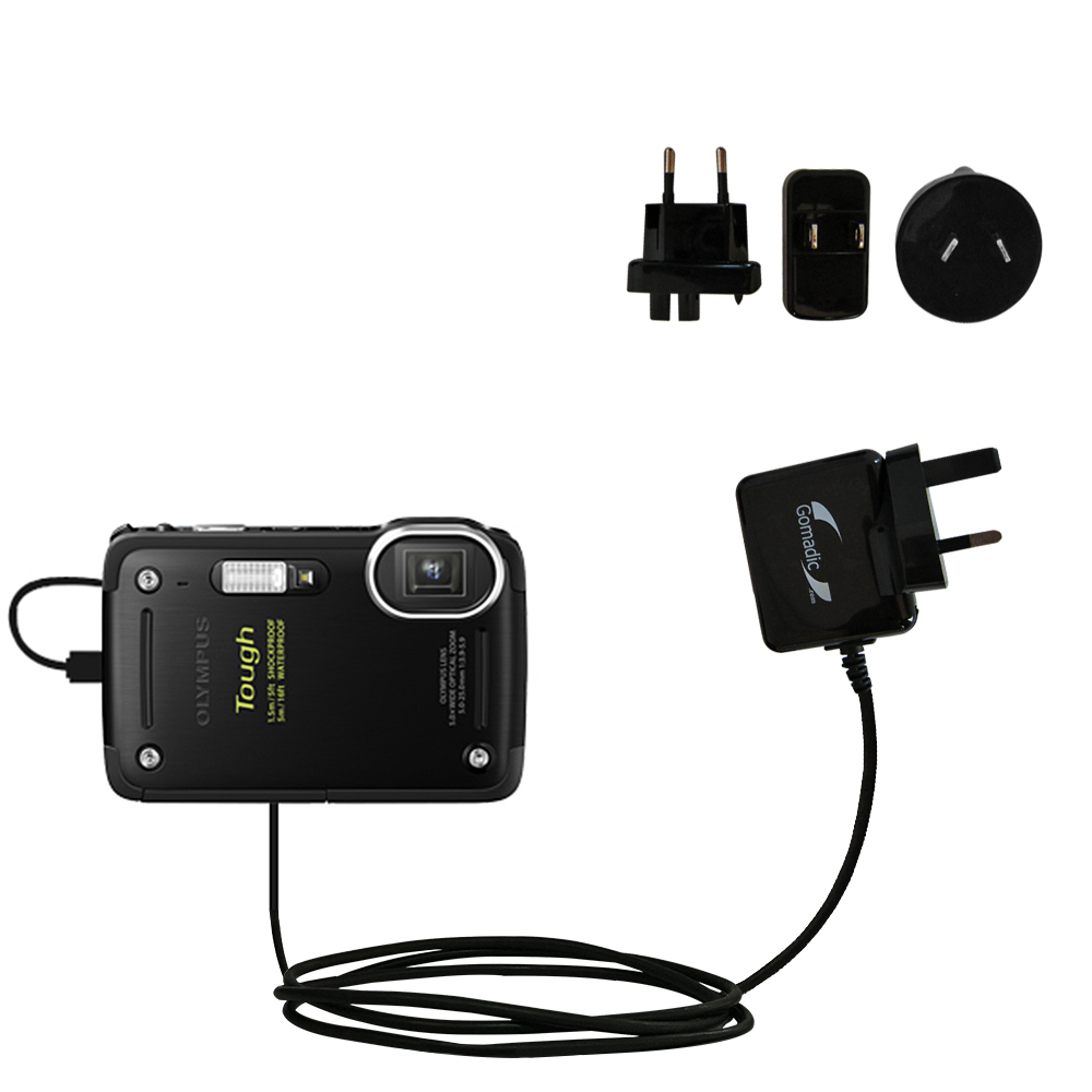 International Wall Charger compatible with the Olympus TG-620 iHS