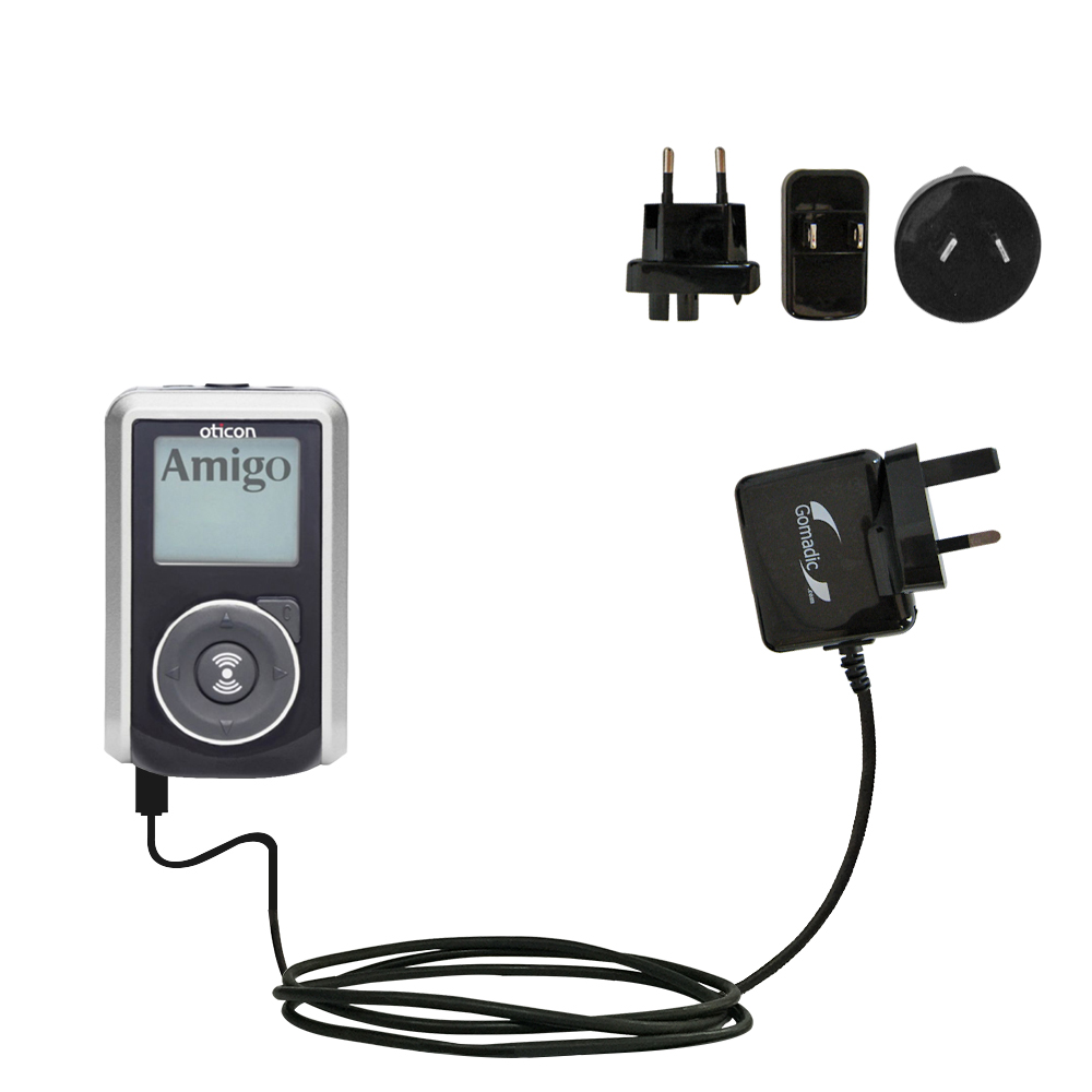 International Wall Charger compatible with the Oticon Amigo T30 / T31