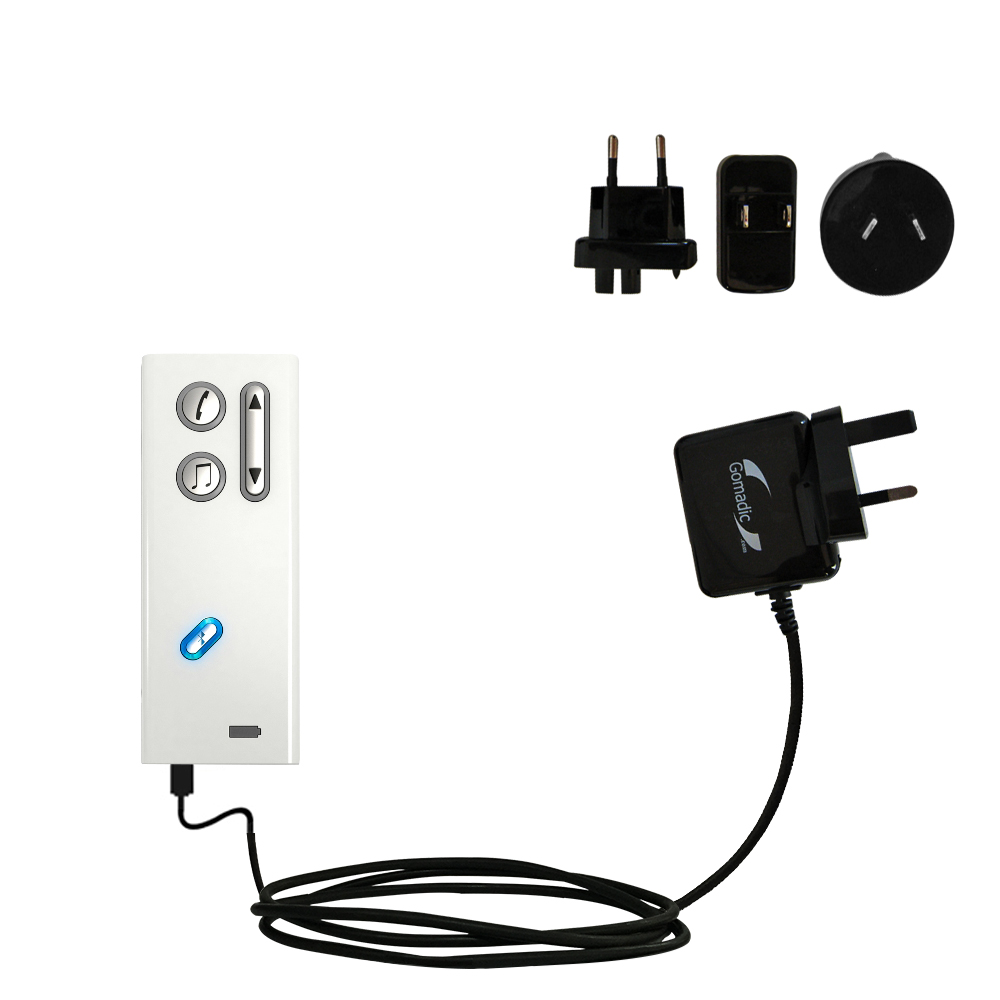 International Wall Charger compatible with the Oticon Streamer Pro