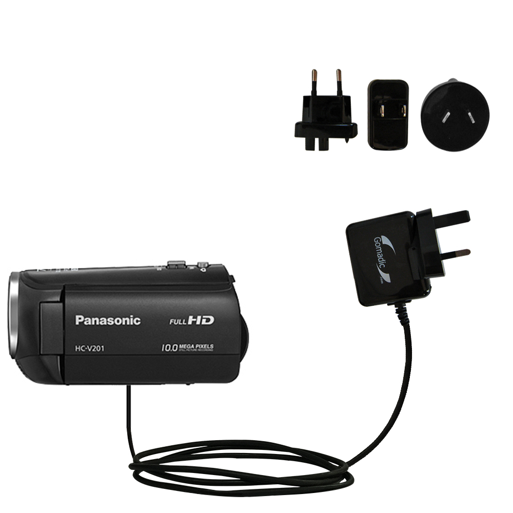 International Wall Charger compatible with the Panasonic HC-V201
