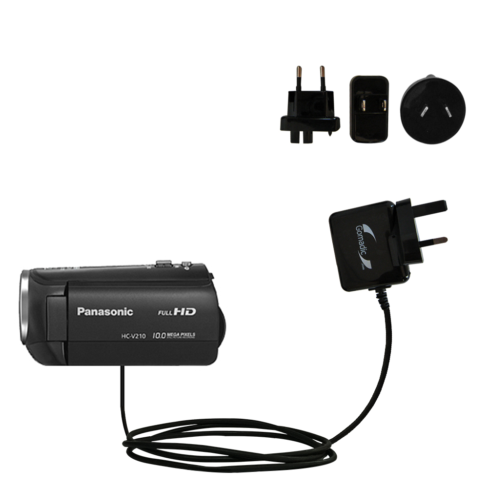 International Wall Charger compatible with the Panasonic HC-V210
