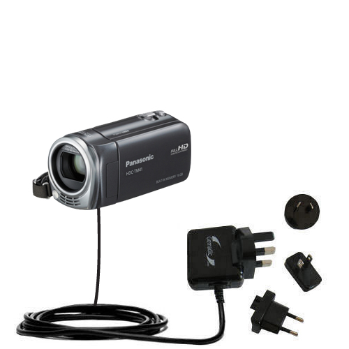 International Wall Charger compatible with the Panasonic HDC-TM41 Camcorder