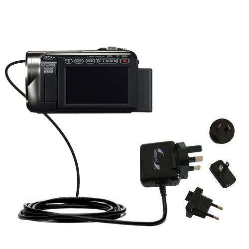 International Wall Charger compatible with the Panasonic HDC-TM60 Video Camera