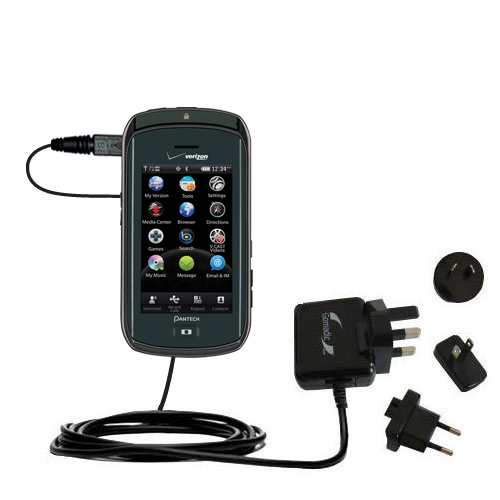 International Wall Charger compatible with the Pantech CDM8999