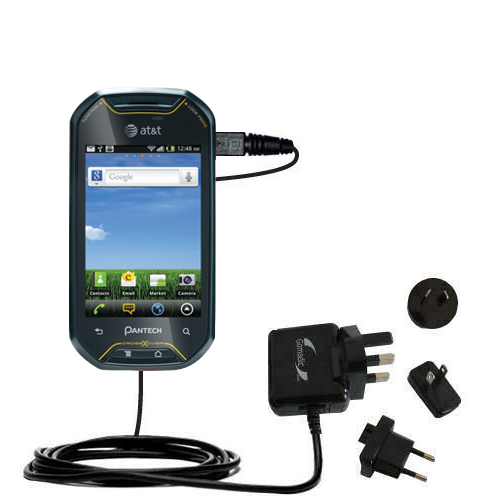 International Wall Charger compatible with the Pantech Crossover