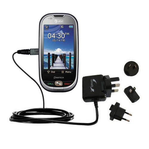 International Wall Charger compatible with the Pantech Ease